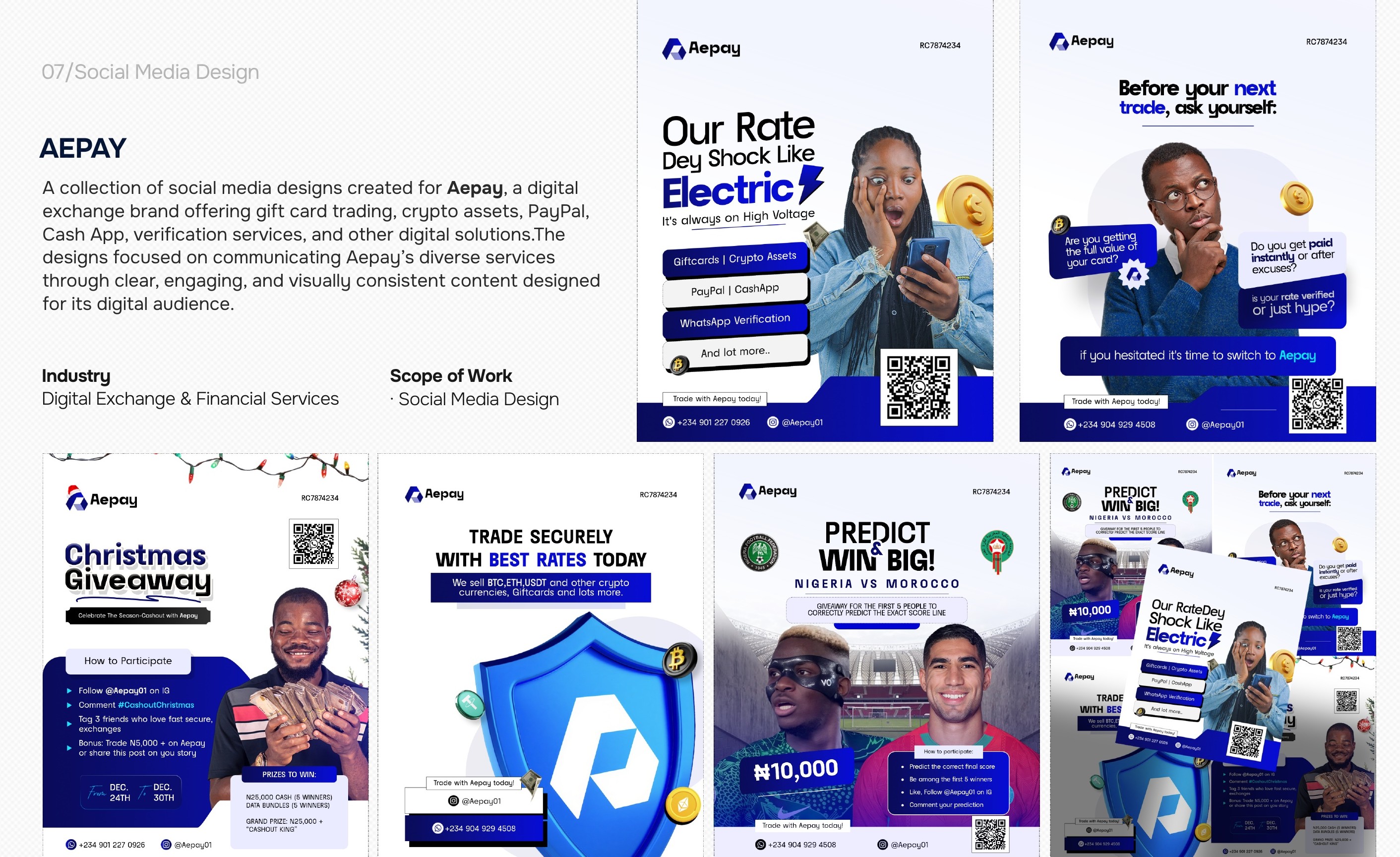 Aepay social media design case study