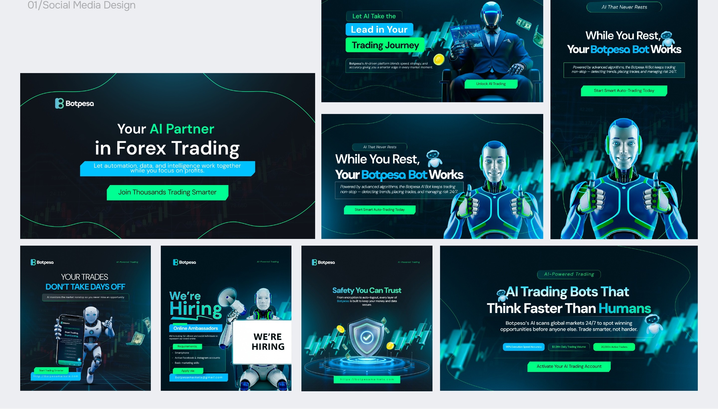 Botpesa social media assets