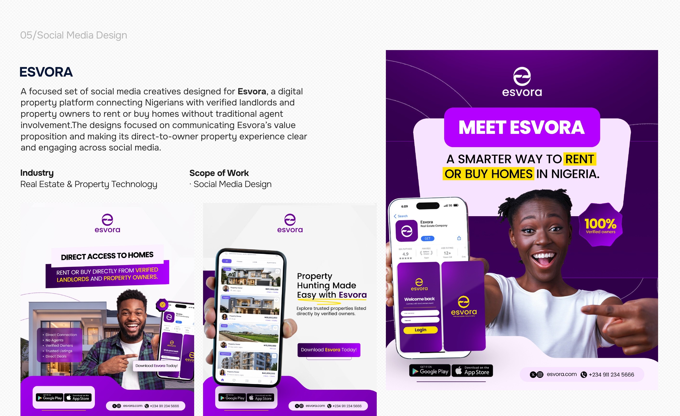Esvora social media design case study