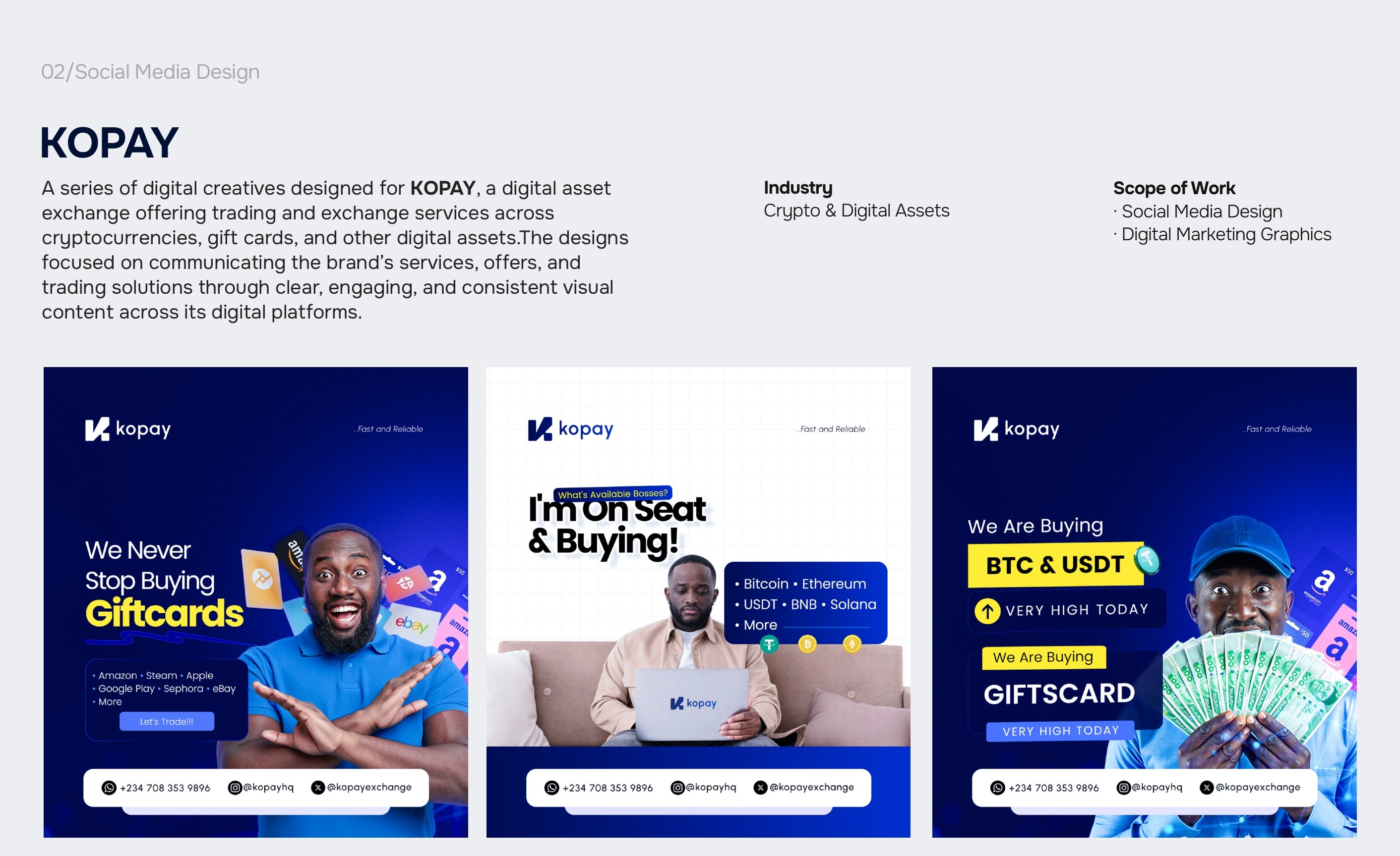 Kopay social media design case study