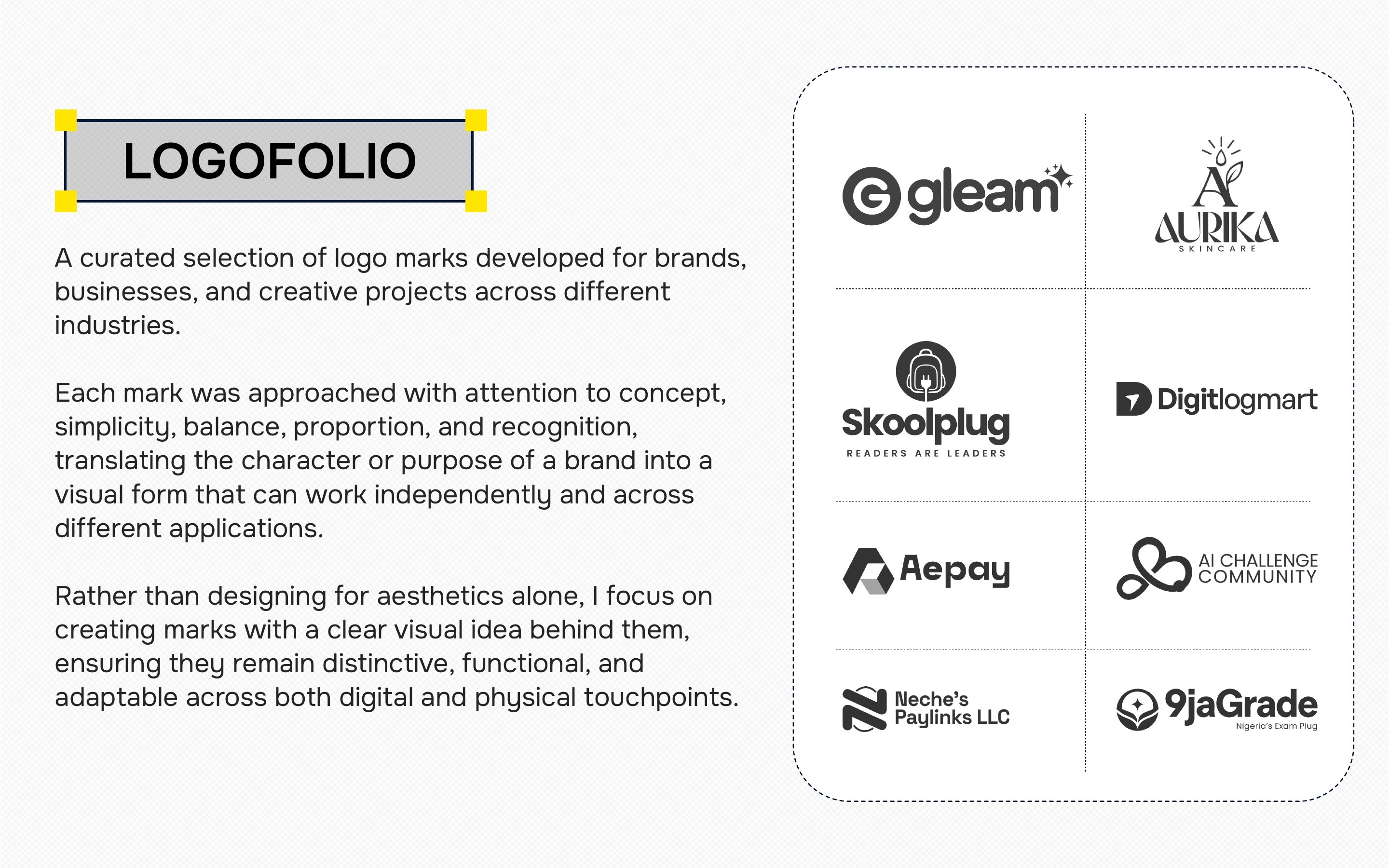 Logofolio — a curated selection of logo marks