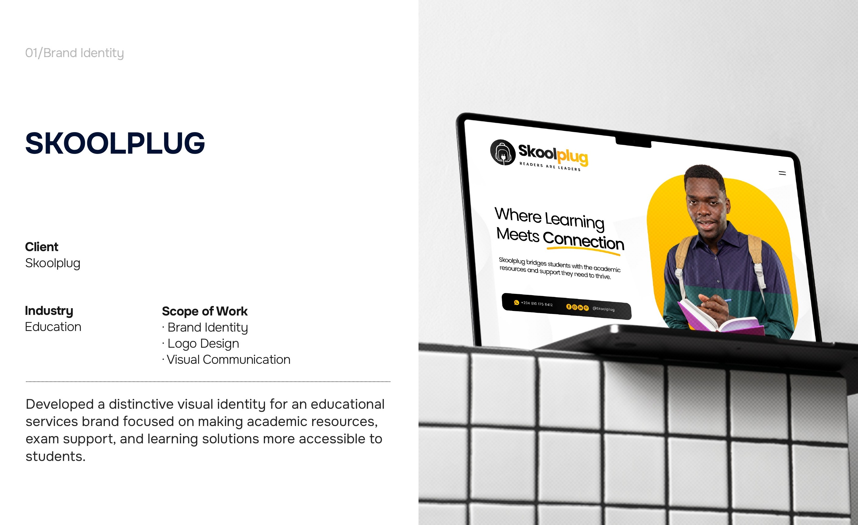 Skoolplug brand identity case study